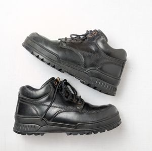 Birkenstock black leather oxford shoes size 38